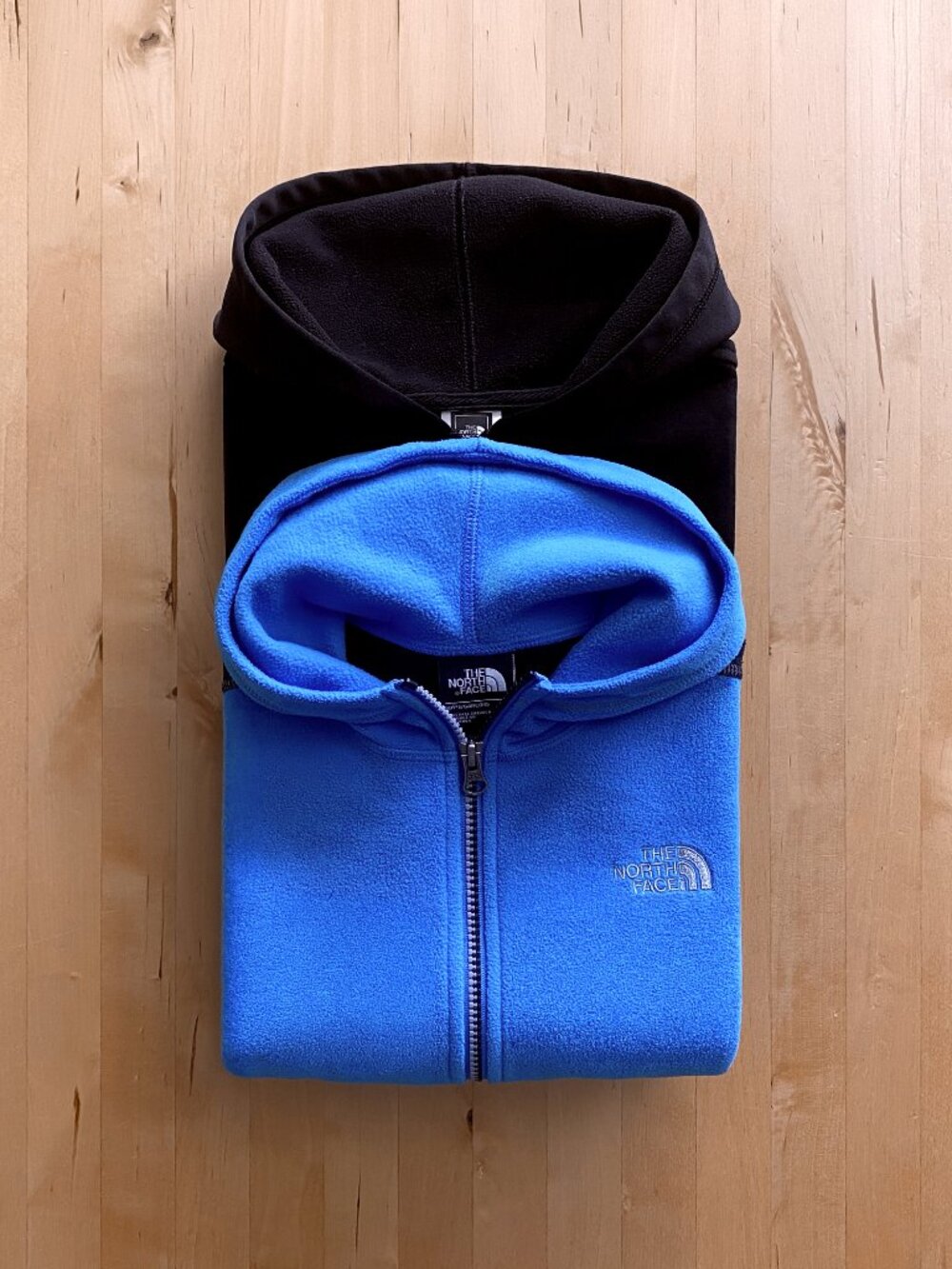 Two The North Face Full-zip Hoodies Boy's Small